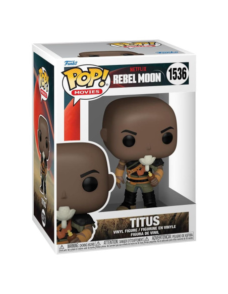 Funko POP! Rebel Moon - Figura de Vinilo Titus 9.5 cm