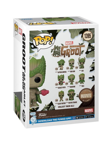 Figura Funko POP! Bruja Escarlata 8.4cm Marvel Coleccionable