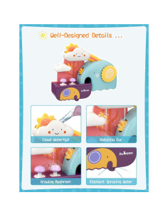 Juguetes de Baño Educativos Shantou para Bebés 1-3 Años 2