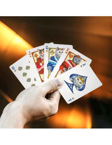 Baraja de Cartas Noblific Gatos 54 Piezas para Adultos