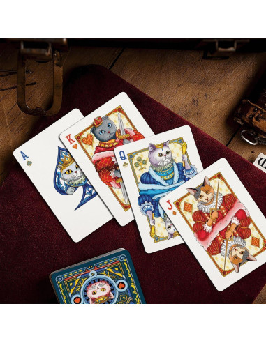 Baraja de Cartas Noblific Gatos 54 Piezas para Adultos