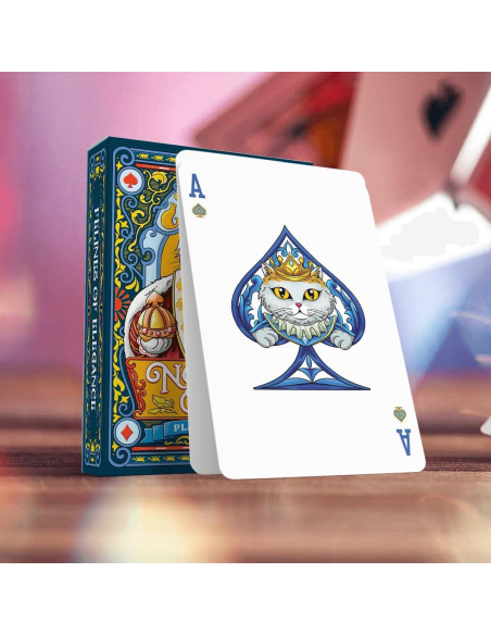 Baraja de Cartas Noblific Gatos 54 Piezas para Adultos