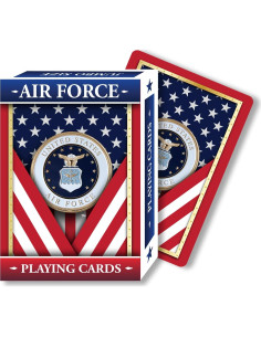 Baraja de Cartas Springbok Fuerza Aérea EE. UU. 52 Cartas 2