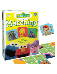 Juego de Memoria Sesame Street Wonder Forge - 72 Fichas para Niños 3-5 Años