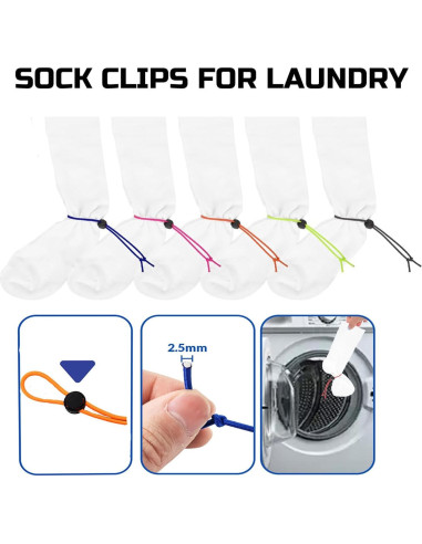 Clip de Calcetín Awsxuoor - Soporte Lavandería 20 Piezas