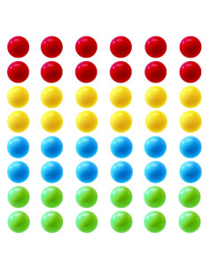 48 Bolas de Repuesto para Hipopótamos Hambrientos - Hotusi