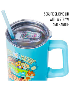 Vaso Acero Inoxidable Silver Buffalo Scooby Doo 40oz 2
