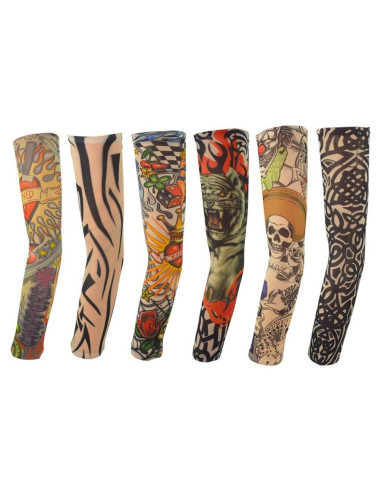 6 Mangas de Compresión para Tatuajes Hmxpls - Protección UV