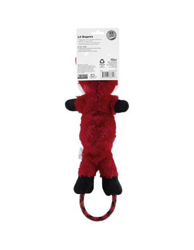 Juguete de Perro de Peluche Charming Pet Lil Roperz Zorro 14cm