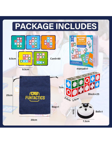 Juego de Rompecabezas de Madera Funtactics XXL para 5 Jugadores