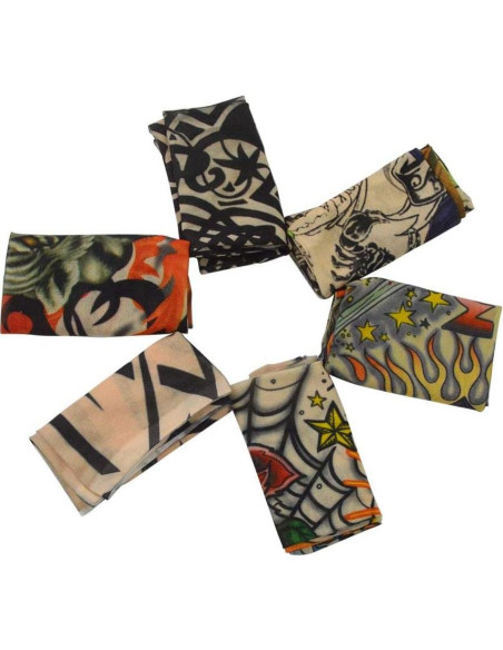 6 Mangas de Compresión para Tatuajes Hmxpls - Protección UV