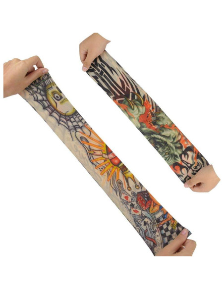 6 Mangas de Compresión para Tatuajes Hmxpls - Protección UV