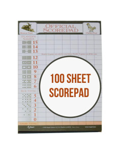 Hojas de Puntuación Regal Games para Tren Mexicano y Pie de Pollo - 100 Hojas