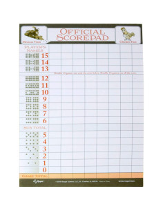 Hojas de Puntuación Regal Games para Tren Mexicano y Pie de Pollo - 100 Hojas 2