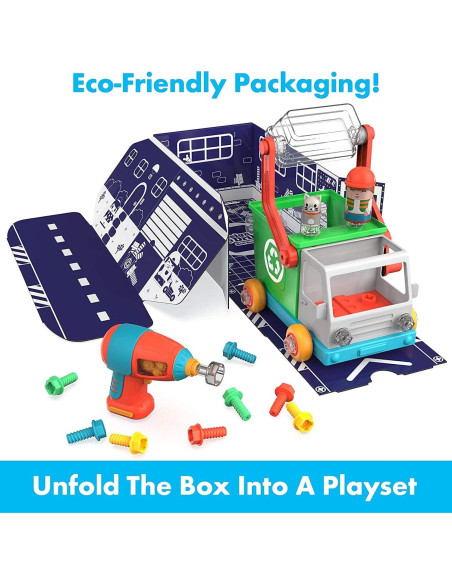 Camión de Reciclaje Bolt Buddies Educational Insights - Juguete STEM 3+