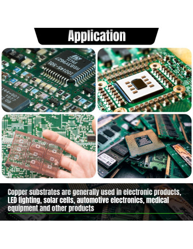 Placa de Circuito PCB FR-4 Qimoo 150x70mm 5 Pcs 1.5mm Grosor