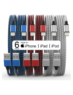 Cable de Carga Rápida MUXA Lightning 10.36m Trenzado Nylon