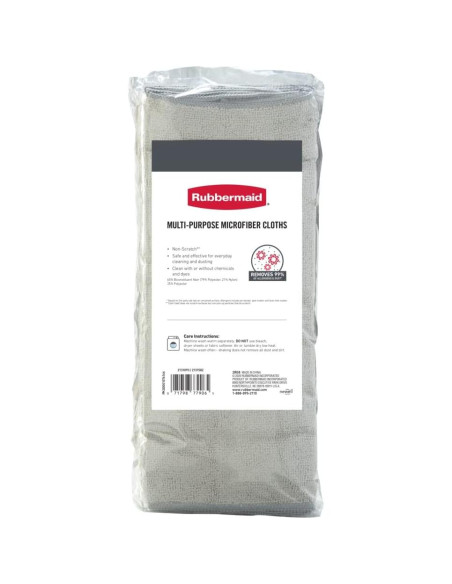 Toallas de Microfibra Rubbermaid 24 Unidades 30.48cm x 30.48cm