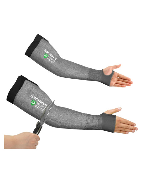Mangas Resistentes a Cortes Schwer AIR-SKIN A6 45.72 cm UV UPF50+