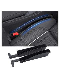 Organizador de Espacio entre Asientos Edotim 2PCS Negro TPE