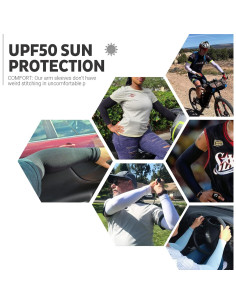 Mangas de Protección Solar UV UPF 50 Unisex - Cubierta de Tatuaje 2