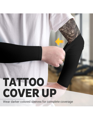 Mangas de Protección Solar UV UPF 50 Unisex - Cubierta de Tatuaje