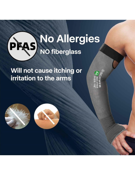 Mangas Resistentes a Cortes Schwer AIR-SKIN A6 45.72 cm UV UPF50+