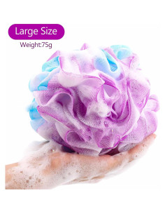 Esponjas de Ducha Exfoliantes BTYMS - Paquete de 6 Colores 2