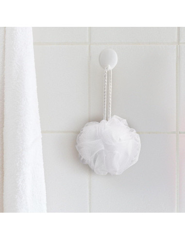 12 Lufas de Viaje Funnymoom con Estuche Blanco 25g