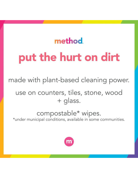 Toallitas de limpieza multiusos Method Lavanda 210 unidades