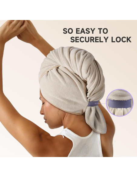 Toalla de Pelo Microfibra Umisleep 104x56 cm Camello Absorbente