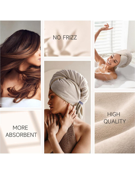 Toalla de Pelo Microfibra Umisleep 104x56 cm Camello Absorbente