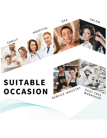 Gorros de Ducha Desechables AIDIQIU 100 Pcs Impermeables