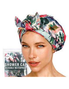 Gorro de Ducha Reutilizable SMPL OBJECTS Tropical Impermeable