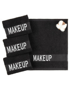 Toallas Desmaquillantes Lino Suave Americano 100% Algodón 4 Piezas 30x30 cm