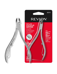 Cortaúñas de Cutícula Revlon Media Mandíbula Acero Inoxidable