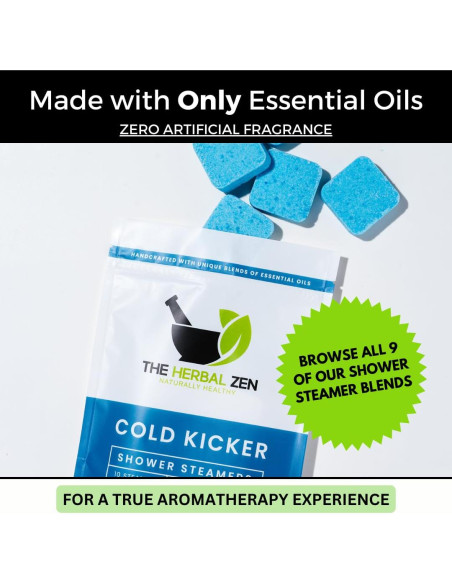 Aromatizantes de Ducha The Herbal Zen Eucalipto 10 Unidades