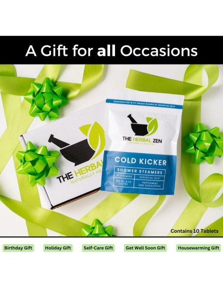 Aromatizantes de Ducha The Herbal Zen Eucalipto 10 Unidades