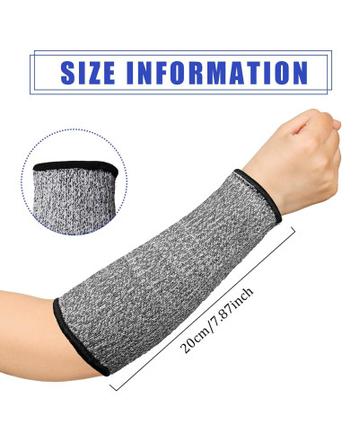 3 Pares de Mangas Protectores de Brazo Sintege 20 cm Nivel 5
