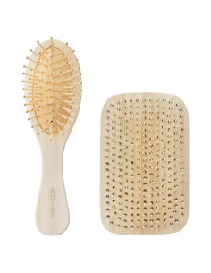 Paquete de Cepillos de Pelo de Viaje EcoTools - 2 Unidades