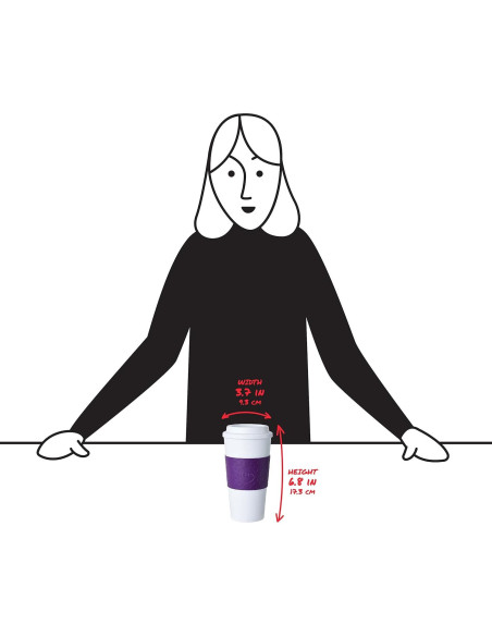 Taza de Viaje Copco Acadia Ciruela 0.47L Doble Pared Taza de Viaje Copco Acadia Ciruela 0.47L Doble Pared