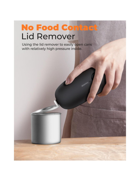 Abrelatas Eléctrico Canslab Ultrablade Recargable 10W Negro