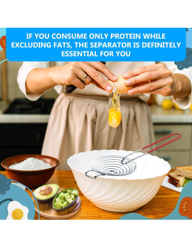 Separador de Huevos BURIUS de Acero Inoxidable 24.9 cm