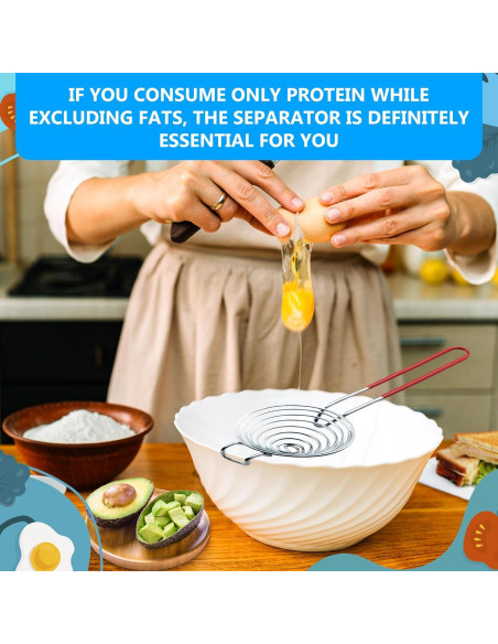 Separador de Huevos BURIUS de Acero Inoxidable 24.9 cm