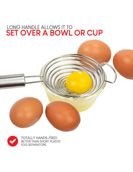 Separador de Huevos Acero Inoxidable Exultimate 25.4 cm