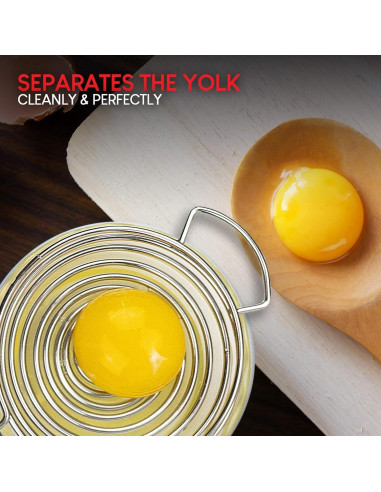 Separador de Huevos Acero Inoxidable Exultimate 25.4 cm