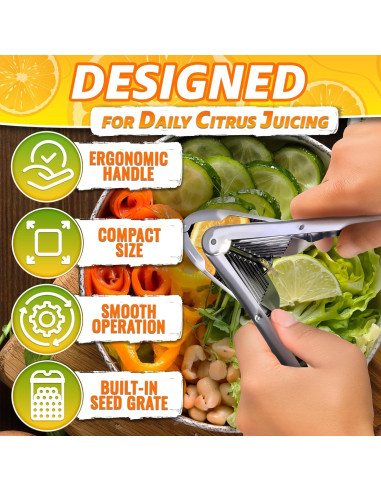 Exprimidor de Limón Manual LEGLO de Acero Inoxidable 0.56 kg