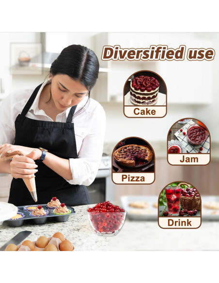 Deshuesador de Cereza Kerfulty 7-en-1 con Protector Salpicaduras