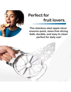 Cortador y Descorazonador de Manzanas KNS ESSENTIALS 12 Cuchillas 2