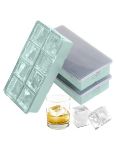 Bandeja de Hielo de Silicona GORILLA GRIP 2 Piezas 8 Cubos 5cm